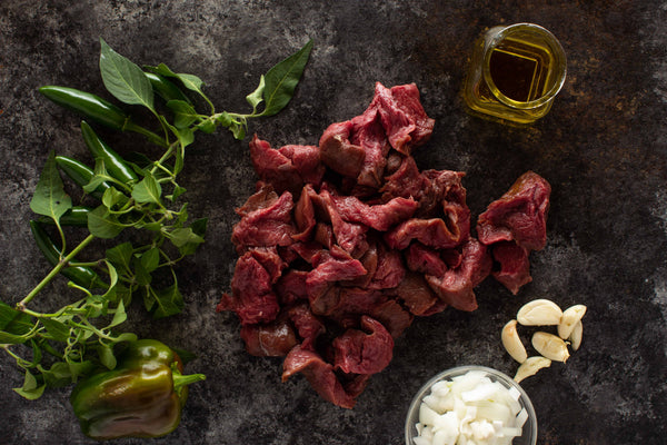 South Texas Antelope Stir Fry Meat